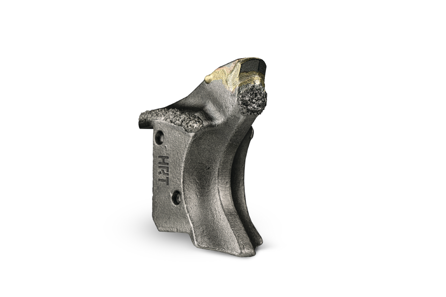 Outil HRT® adapté aux broyeurs FAE (alternative au type A/3) avec revêtement WearShield® supplémentaire sur le dessus et les côtés