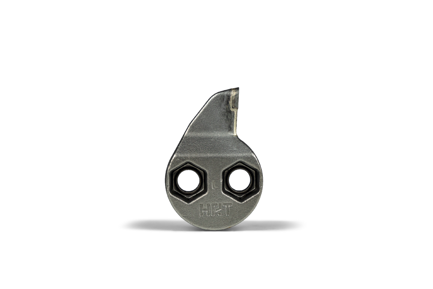 Outil HRT® compatible avec les dessoucheuses Rayco, FSI, Carlton et Vermeer. Outil neutre (gauche) avec trous filetés UNF 5/8"