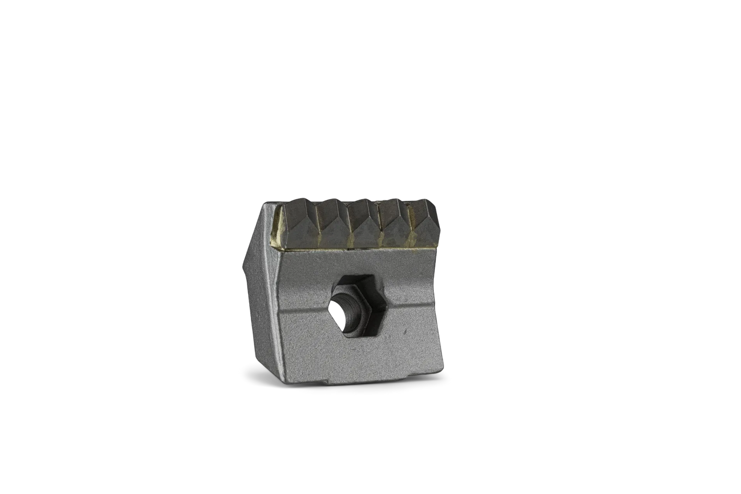 Outil HRT® avec cinq pointes en carbure de tungstène adapté aux déchiqueteuses Jenz Séries BA (largeur de 100mm).