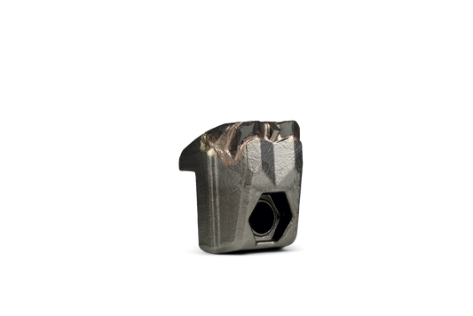 Outil HRT® adapté aux broyeurs TMC Cancela (alternative au type F19) avec 3 pointes en carbure de tungstène