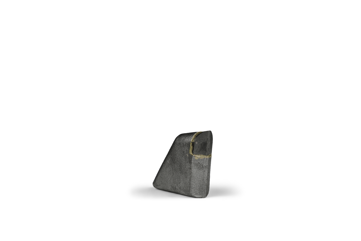 Pointe en carbure HRT® à souder résistante à l'abrasion (74x19,5x55mm)