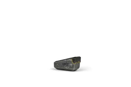 Pointe en carbure HRT® à souder résistante à l'abrasion (63,5x25x33mm). Version neutre
