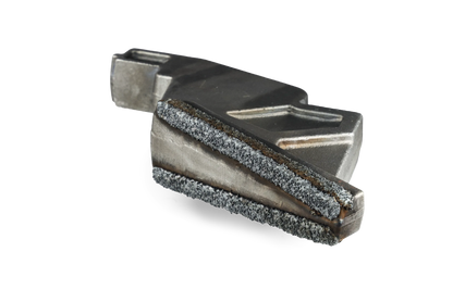 Contre-couteau HRT® avec WearShield® adapté aux broyeurs rapides Doppstadt et Terex (adapté aux anciens types de séries AK et TBG) 