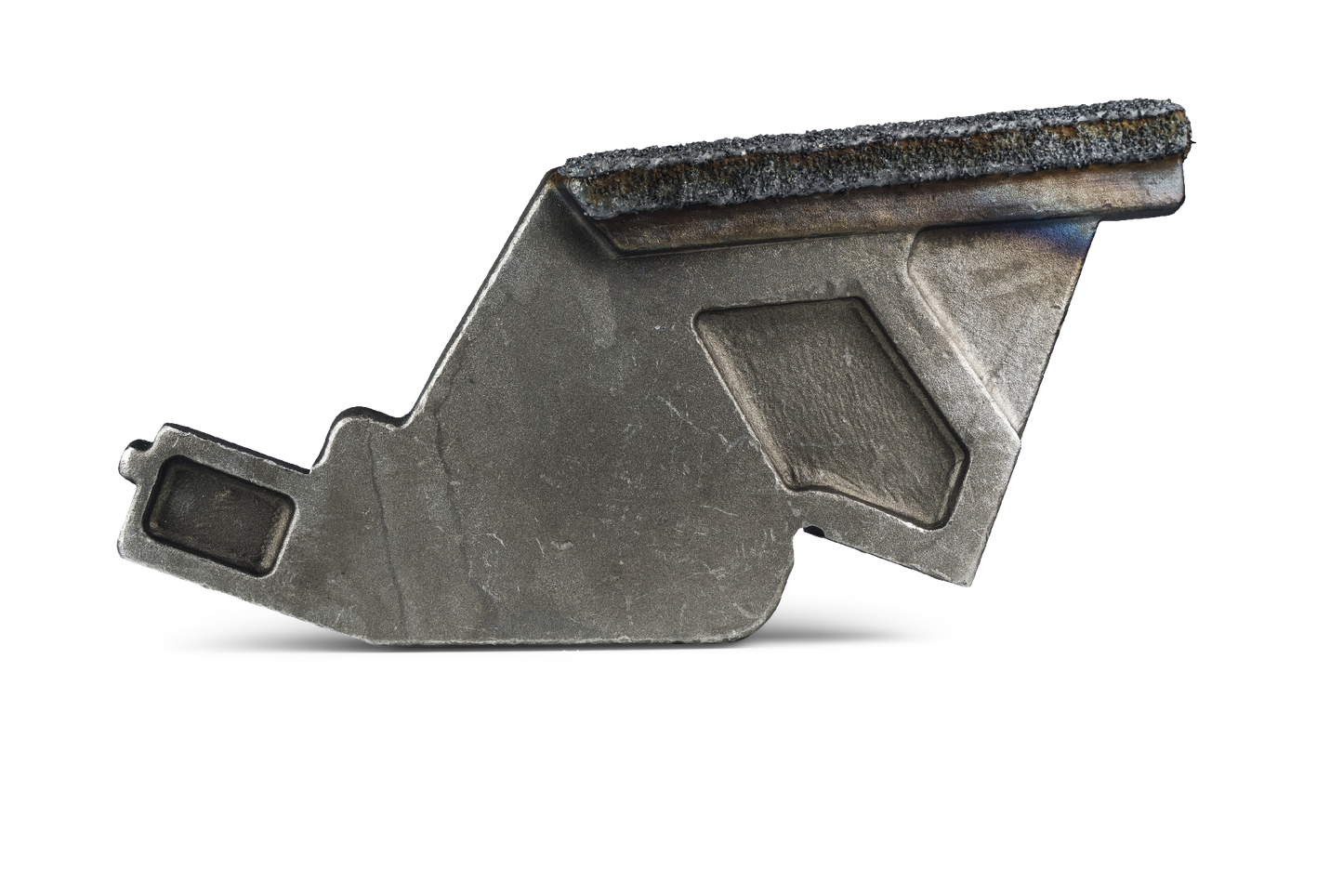 Contre-couteau HRT® adapté aux broyeurs rapides Doppstadt et Terex (adapté aux anciens types de séries AK et TBG) avec WearShield® autour du contre-couteau complet