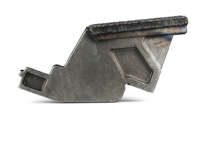 Contre-couteau HRT® adapté aux broyeurs rapides Doppstadt et Terex (adapté aux anciens types de séries AK et TBG) avec WearShield® autour du contre-couteau complet