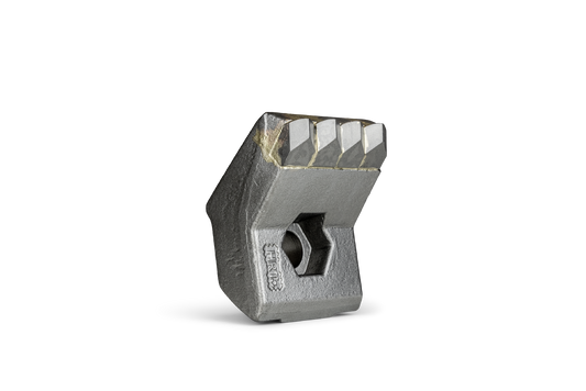 Outil HRT® avec quatre pointes en carbure de tungstène adapté aux broyeurs Husmann HFG V et HFG VI